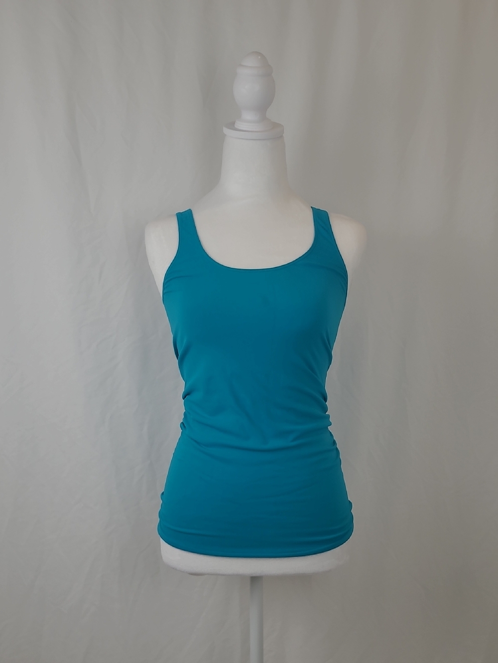 Babaton Teal Scoop Neck Tank Top